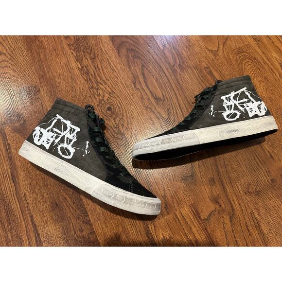 Vintage Havana Women’s Retna Canvas High Top Fashion Sneakers Camo Size 9 NWT - Picture 1 of 9